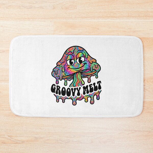 Item preview, Groovy Melt Trippy Melting Mushroom Sticker designed and sold by JeevanStickers.