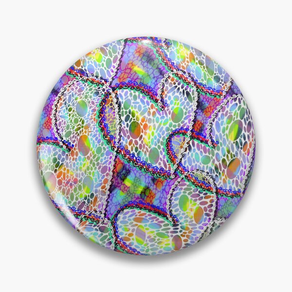 Item preview, White netted hearts on rainbow designed and sold by HARSHINI maheshwaram Label.