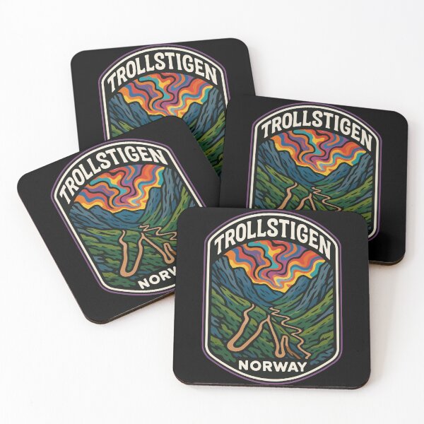 Item preview, Trollstigen Norway Trippy Travel designed and sold by TomFrontierArt.