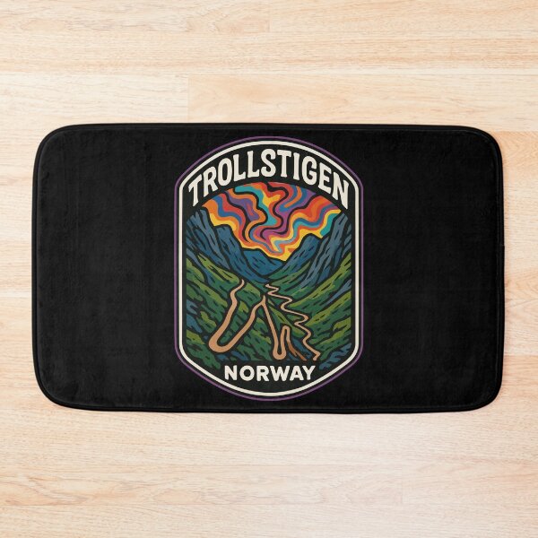 Item preview, Trollstigen Norway Trippy Travel designed and sold by TomFrontierArt.