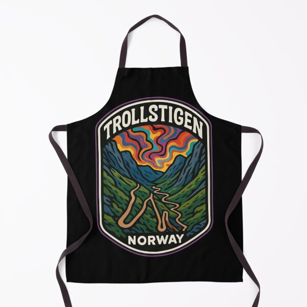 Item preview, Trollstigen Norway Trippy Travel designed and sold by TomFrontierArt.