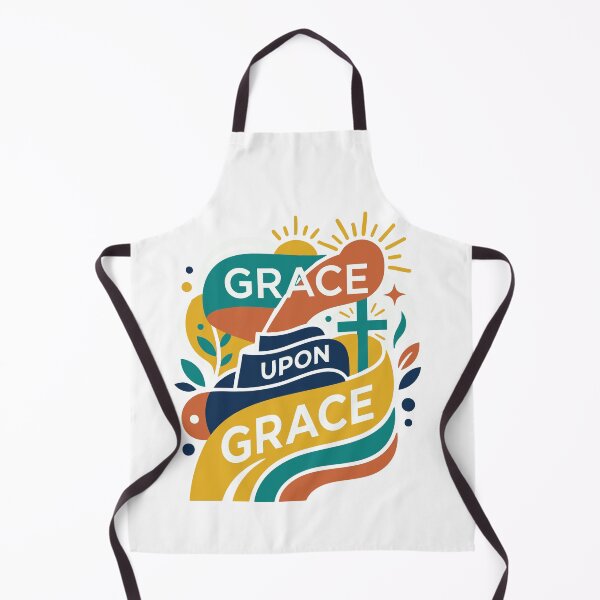 Item preview, Grace Upon Grace Christian Faith Quote Illustration designed and sold by camisagrafica.