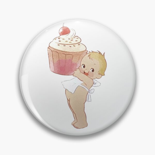 Item preview,  Cherub Baby with Cupcake designed and sold by Cookiicrumbs.