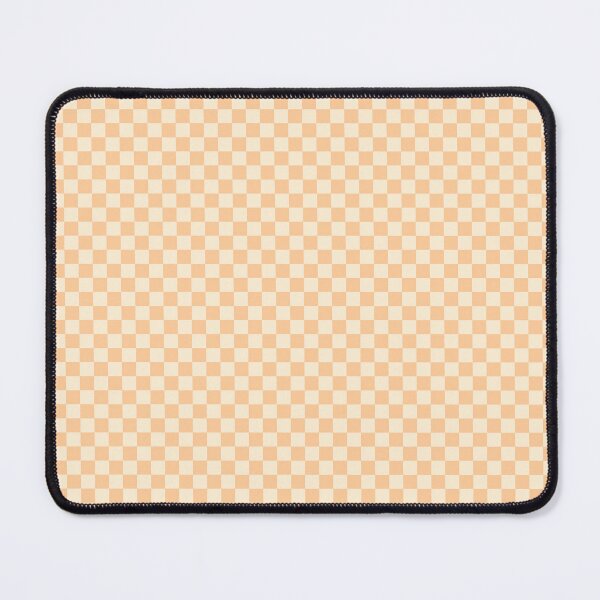 Item preview, Peach ornage & peach small scale checkered designed and sold by Mint + Midnight.