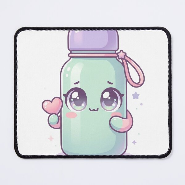 Item preview, Cute Kawaii Water Bottle Pastel Chibi Sticker designed and sold by JeevanStickers.