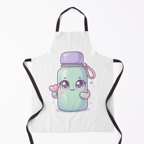 Item preview, Cute Kawaii Water Bottle Pastel Chibi Sticker designed and sold by JeevanStickers.