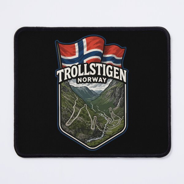 Item preview, Trollstigen Road Norway Travel designed and sold by TomFrontierArt.