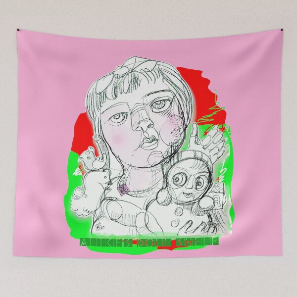 Item preview, Alice's Doll Shelf (pencil drawing by ACCI) designed and sold by VanyssaGraphics.