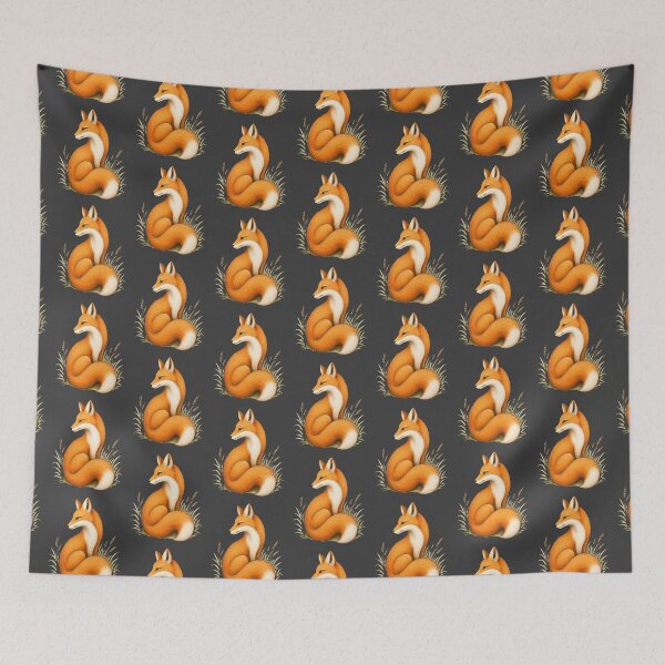 Item preview, Fox in the Meadows  designed and sold by zibziby.