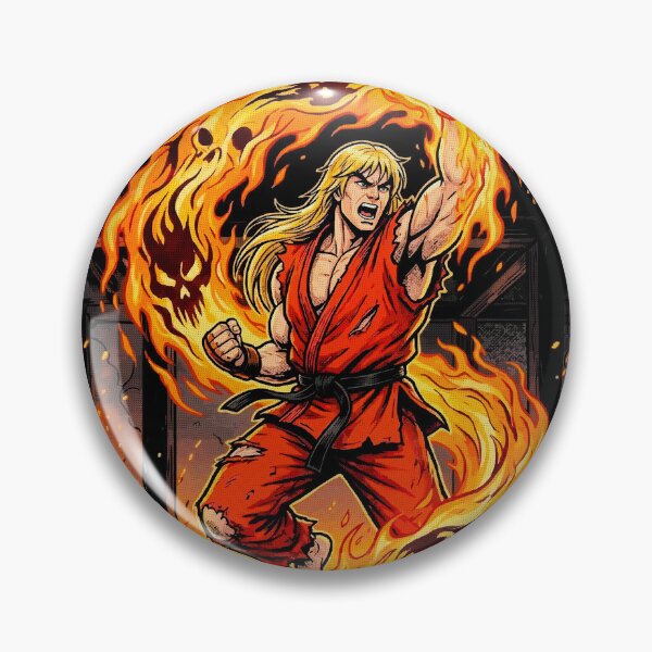 Item preview, The Fiery Dragon Uppercut – Retro Arcade Halftone Art designed and sold by Thogan0416.