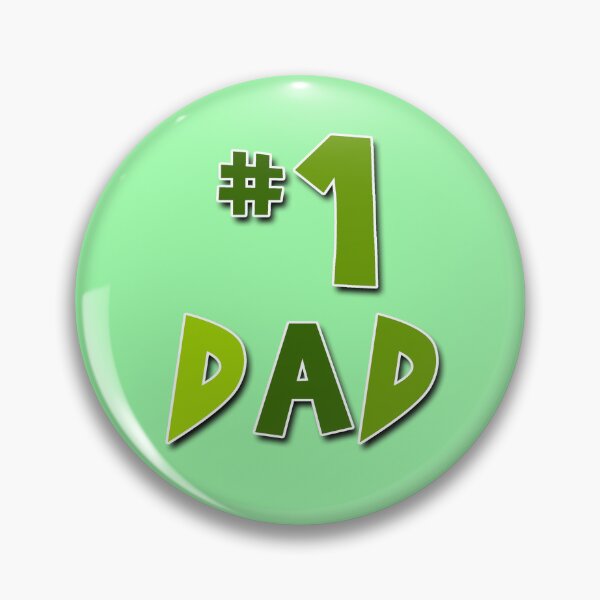 Item preview, #1 Dad Green designed and sold by Normbot2000.