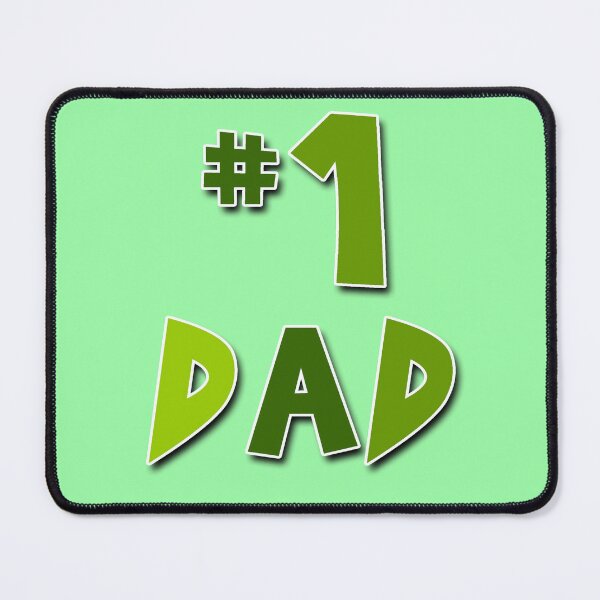 Item preview, #1 Dad Green designed and sold by Normbot2000.