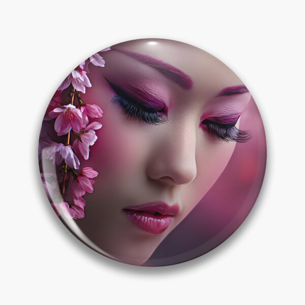 Item preview, Elegant Geisha Surrounded by Cherry Blossoms designed and sold by Artessie.