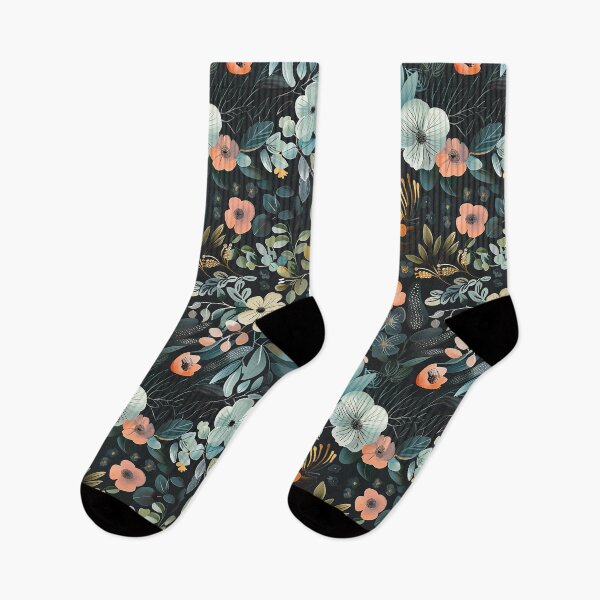 Item preview, Modern Botanical Floral Pattern – Scandinavian Boho Nature Aesthetic Design designed and sold by PRINYOS.