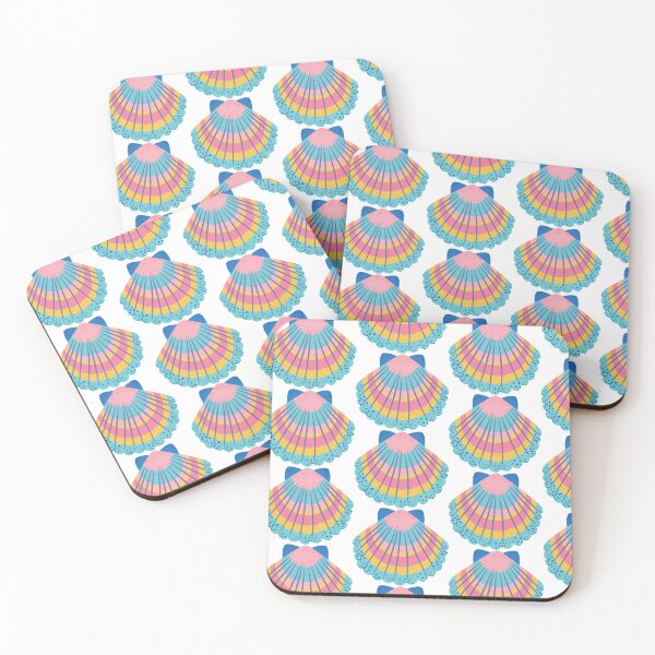 Item preview, Colorful Scallop Sea shell designed and sold by BetweenForms.
