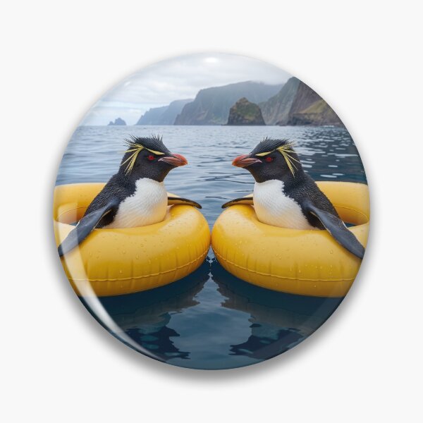 Item preview, Rockhopper Penguins Have a Chat designed and sold by Tridentulus.