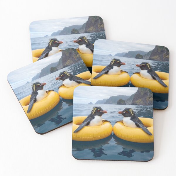 Item preview, Rockhopper Penguins Have a Chat designed and sold by Tridentulus.