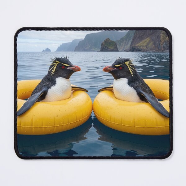 Item preview, Rockhopper Penguins Have a Chat designed and sold by Tridentulus.