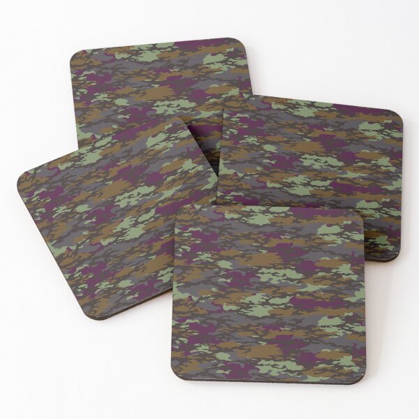 Item preview, PURPLE, BROWN, GRAY, BLACK, LIGHT GREEN CAMO PATTERN- URBAN / WOODLAND - MULTI USE designed and sold by V3GFX.