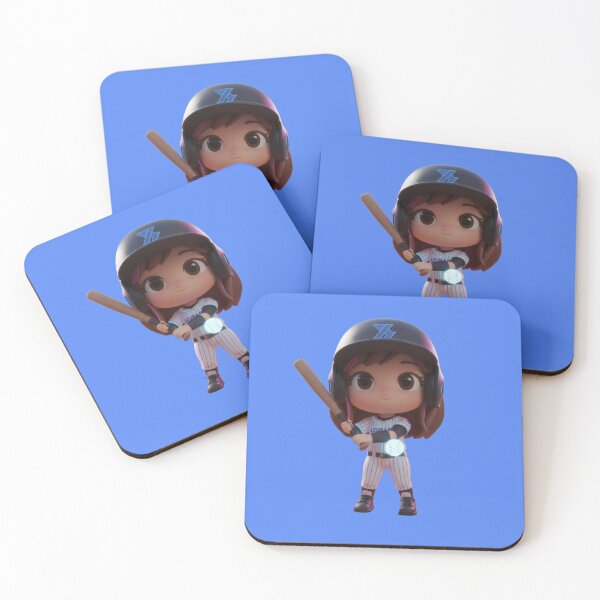 Item preview,  Baseball Girl Sports Character designed and sold by Azurart2.