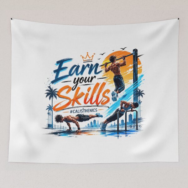 Item preview, #Calisthenics – Street Workout Power Graphic Design designed and sold by Newthingzy.