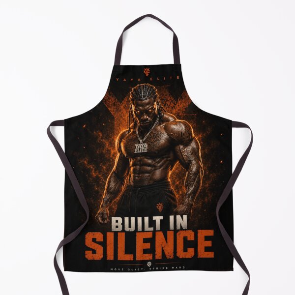 Item preview, Built In Silence – YAYA ELITE Hardcore Gym Motivation Streetwear Design designed and sold by YAYA ELITE STREETWEAR.