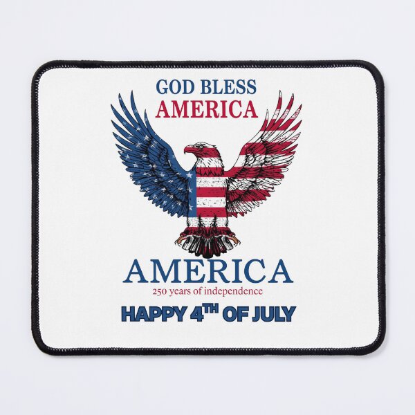 Item preview, Bald Eagle American Flag Print designed and sold by TheThriftyBrit.