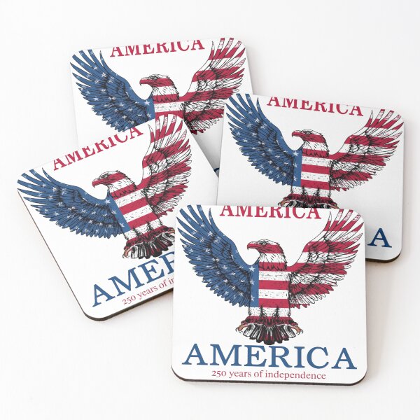 Item preview, Bald Eagle American Flag Print designed and sold by TheThriftyBrit.