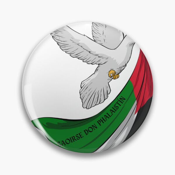 Item preview, Saoirse Don Phalaistín | Freedom for Palestine | Dove of Peace Print designed and sold by heartofireland.