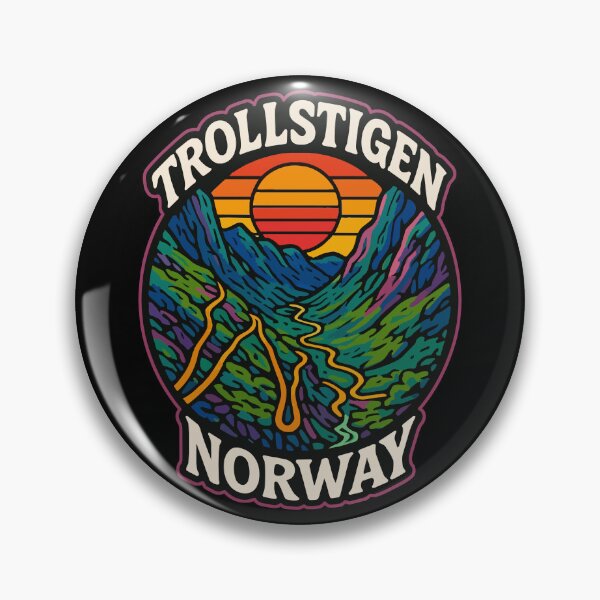 Item preview, Trollstigen Road Norway Trippy Travel designed and sold by TomFrontierArt.