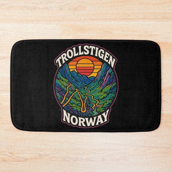 Item preview, Trollstigen Road Norway Trippy Travel designed and sold by TomFrontierArt.