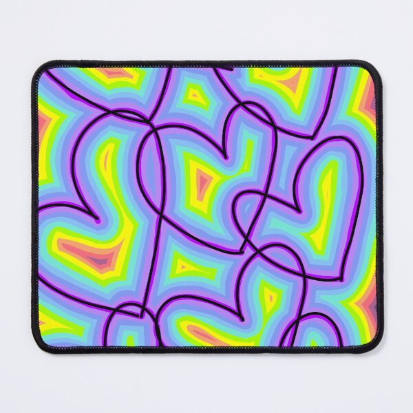 Item preview, Rainbow hearts designed and sold by HARSHINI maheshwaram Label.