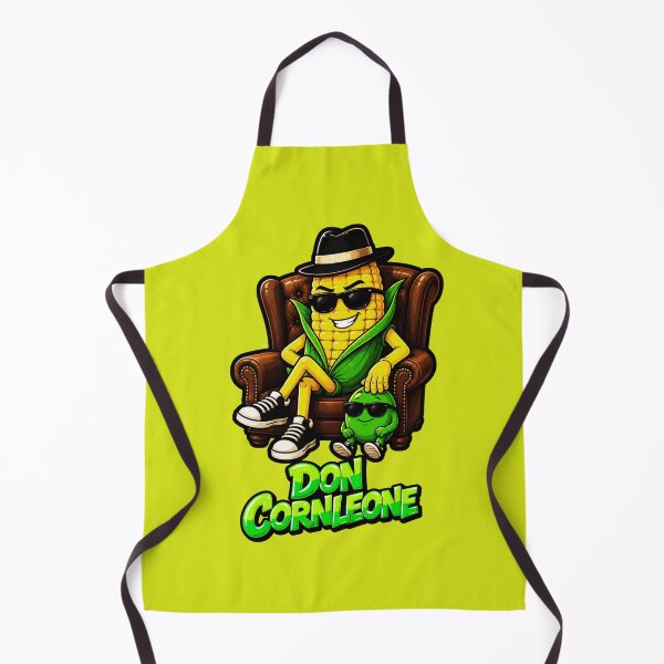 Item preview, Don Cornleone Funny Mafia Corn Cartoon Gangster T-Shirt Design designed and sold by GreennieArt.