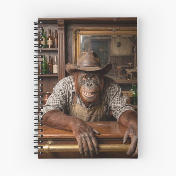 Item preview, Orangutan Bartender Might Have Sampled the Whiskey designed and sold by Tridentulus.