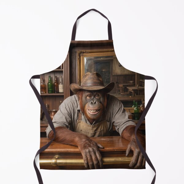 Item preview, Orangutan Bartender Might Have Sampled the Whiskey designed and sold by Tridentulus.
