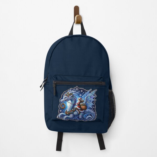 Item preview, Christmas Dragon and Rider: Festive Fantasy Art designed and sold by NerdiPop.