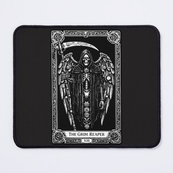 Item preview, "The Grim Reaper XIII" Vintage Gothic Death Tarot Card Art designed and sold by Cipher & Soul.