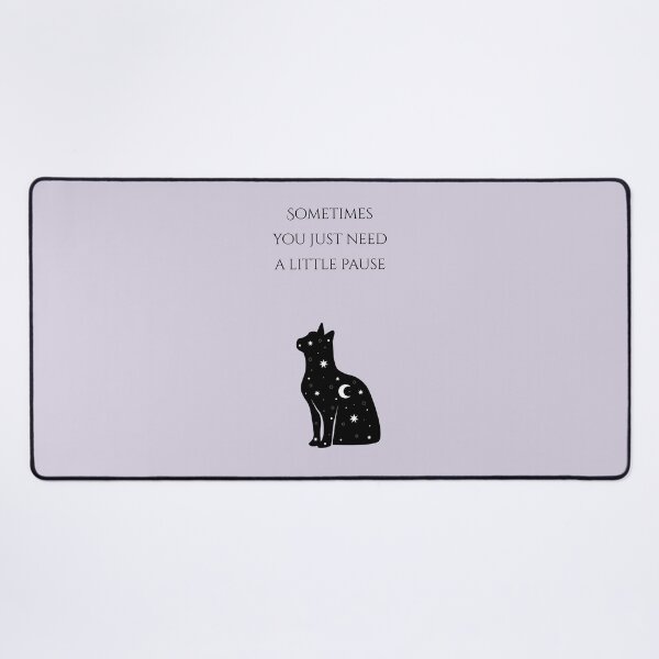 Item preview, Celestial Cat Silhouette - Celestial Moon and Stars Mystical Art designed and sold by samahl_l.
