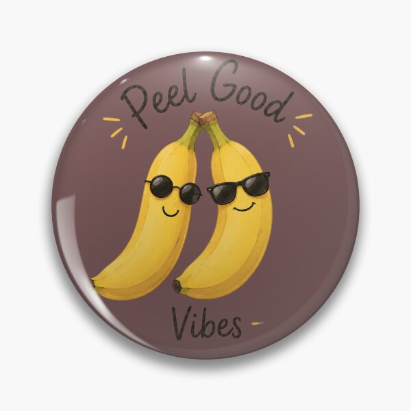 Item preview, Funny Banana Duo with Sunglasses Feel Good Vibes. designed and sold by LunaPrintCo.