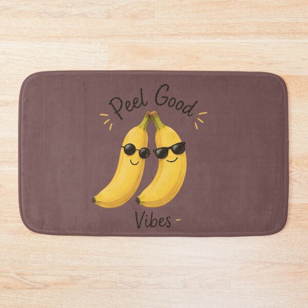 Item preview, Funny Banana Duo with Sunglasses Feel Good Vibes. designed and sold by LunaPrintCo.