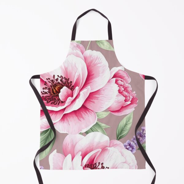 Item preview, Romantic Vintage Peony Pattern with Lavender Sprigs - Watercolor Floral Design designed and sold by IntelliMindDesigns.