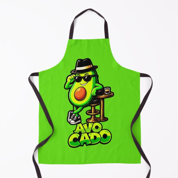 Item preview, Avo Cado Funny Mafia Avocado Cartoon Gangster T-Shirt Design designed and sold by GreennieArt.