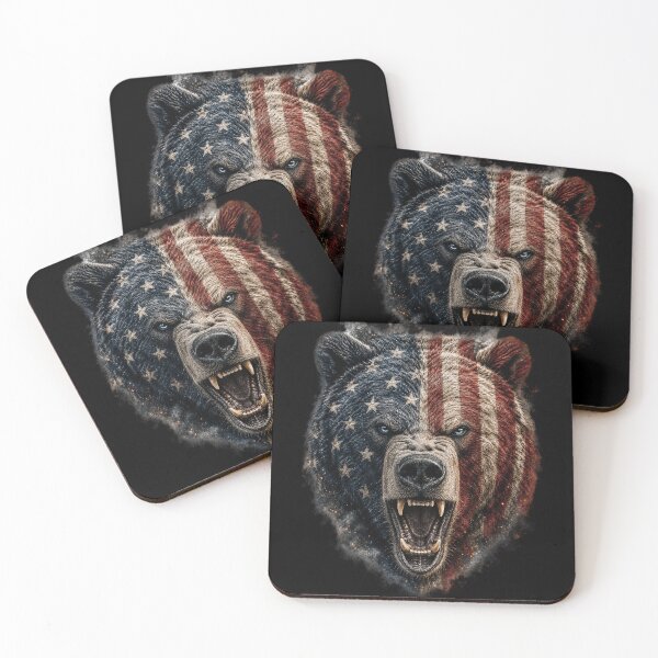 Item preview, Patriotic Bear USA Flag Design designed and sold by FREENATION2026.