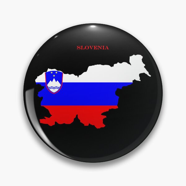 Item preview, Slovenia Map Flag Silhouette Europe Travel Pride Gift designed and sold by NTGUILTY.