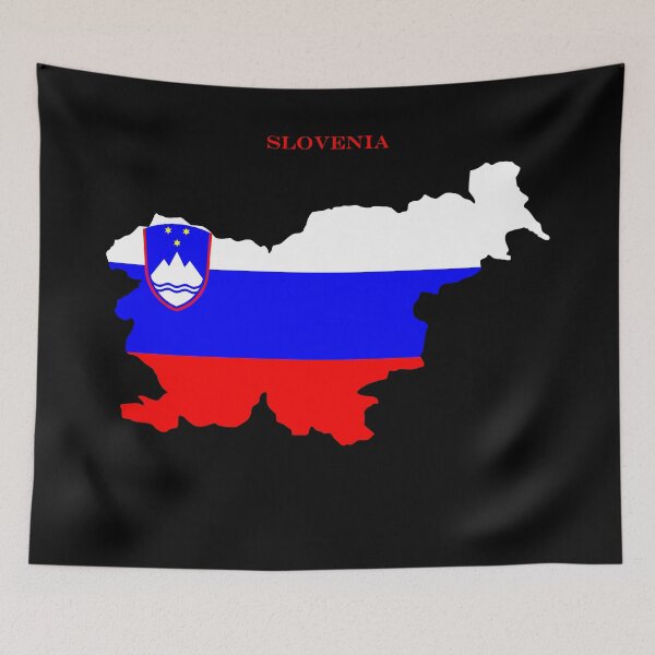 Item preview, Slovenia Map Flag Silhouette Europe Travel Pride Gift designed and sold by NTGUILTY.