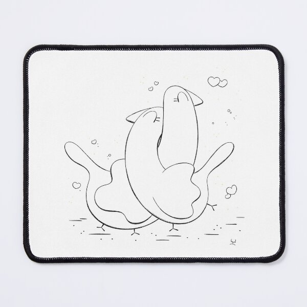 Item preview, Geese in love - lineart designed and sold by hogakosta.