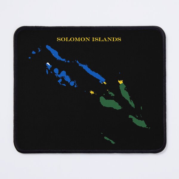 Item preview, Solomon Islands Map Flag Silhouette Oceania Travel Pride Gift designed and sold by NTGUILTY.