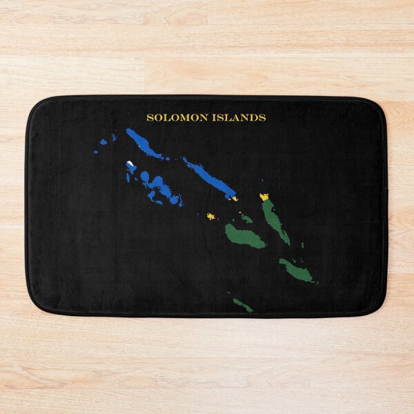 Item preview, Solomon Islands Map Flag Silhouette Oceania Travel Pride Gift designed and sold by NTGUILTY.