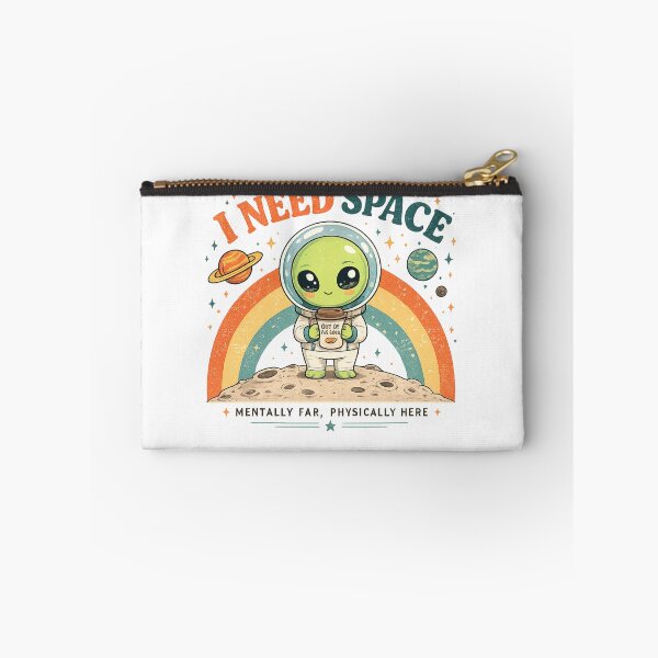 Item preview, I Need Space Cute Alien Retro Design designed and sold by F2FShop.