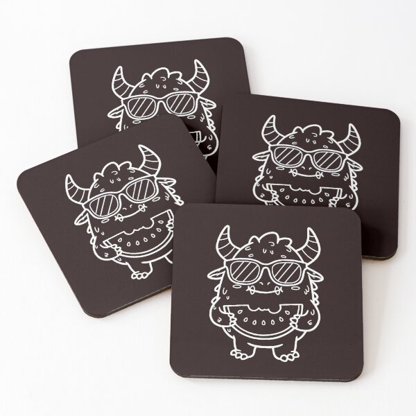 Item preview, Funny Cool Monster Eating Watermelon designed and sold by ArtPer-design.